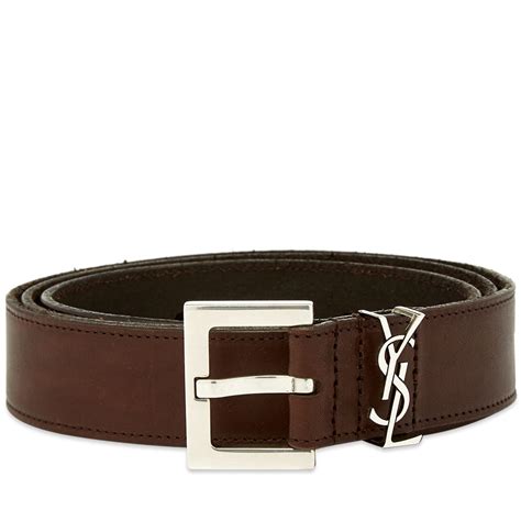 ysl mens belt brown|ysl men's belt sale.